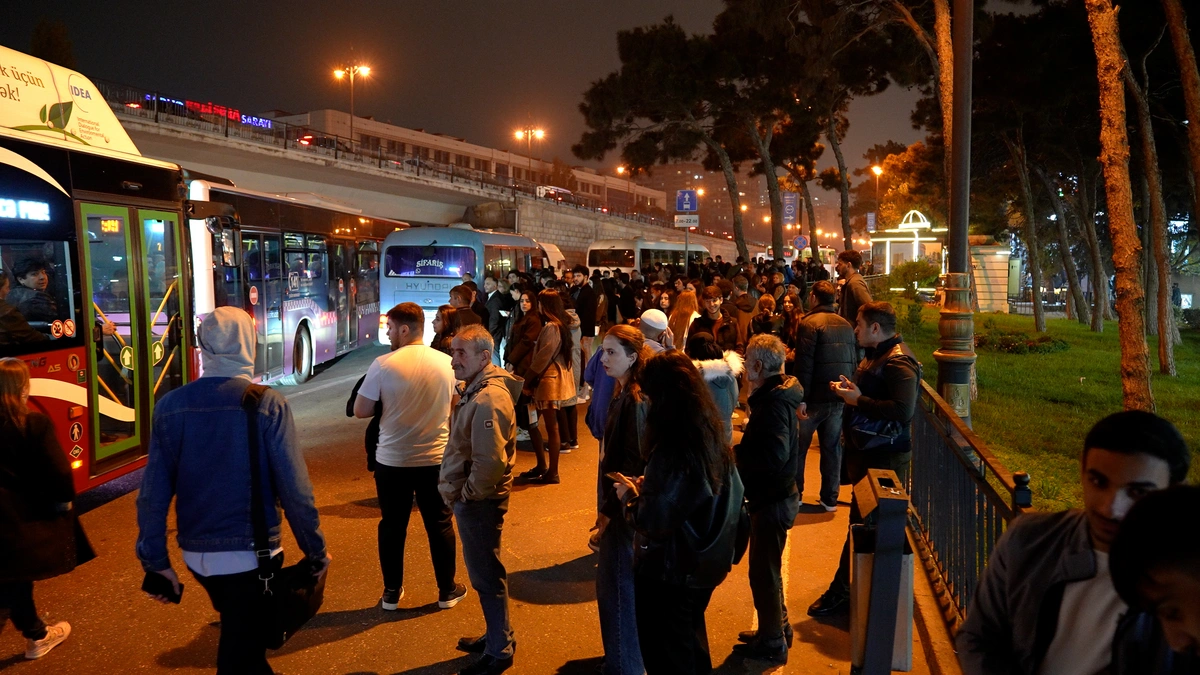 Yeni avtobuslar da Bakı-Sumqayıt yolunda 
