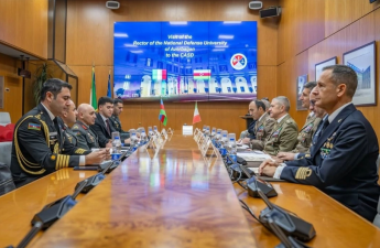 Azərbaycanla İtaliya hərbi təhsil sahəsində əməkdaşlığın genişləndirilməsini müzakirə edib