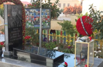 Bakıda iki şəhidin məzarı qarət edilib - VİDEO