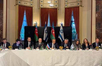Azərbaycan-İsrail Hökumətlərarası Birgə Komissiyanın iclası keçirilir - FOTO