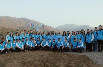 Leyla, Arzu və Alena Əliyevalar Lənkəranda ekoloji aksiyalarda iştirak ediblər - FOTOLAR