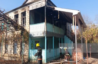 Ağdamda yaşayış evi yanıb - YENİLƏNİB