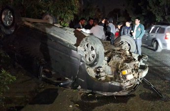 Lənkəranda iki maşın toqquşdu - Xəsarət alanlar var