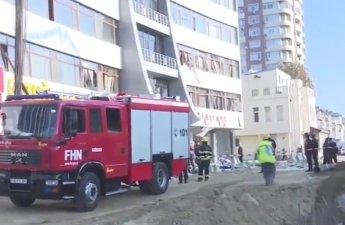 Bakıda ofis binasında PARTLAYIŞ: Polislər hadisə yerinə cəlb ediliblər - YENİLƏNİB