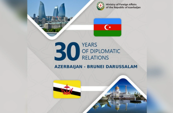 Azərbaycan XİN diplomatik münasibətlərin qurulmasının 30 illiyi münasibətilə Bruneyi təbrik edib