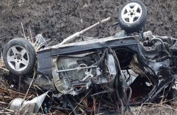 Oğuzda avtomobil aşıb: ölən və yaralananlar var