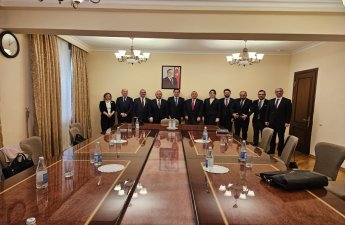 Делегация, прибывшая из Турции, встретилась с Хикметом Гаджиевым