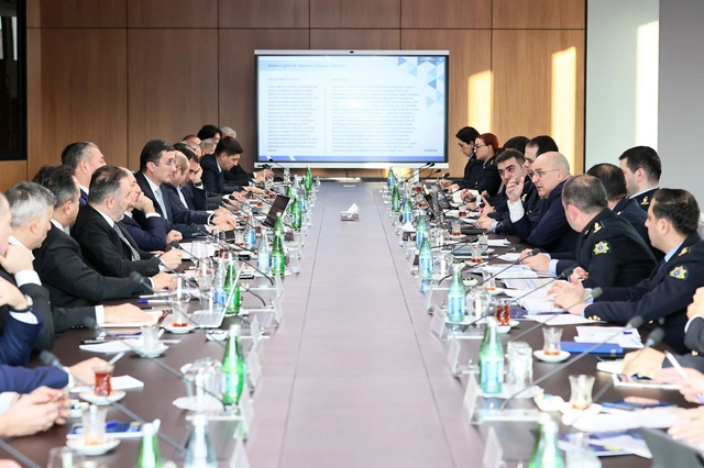 Dövlət Gömrük Komitəsində Azərbaycan Sahibkarlar Konfederasiyasının üzvləri ilə görüş keçirilib - FOTO