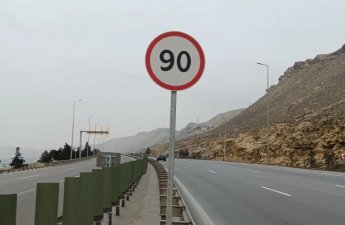 Bakı Dairəvi-1 avtomobil yolunda sürət həddi endirildi