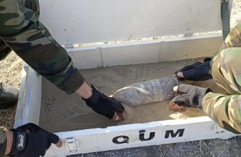 Naxçıvanda əl qumbarası və top mərmisi tapılıb - VİDEO