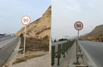 Снижена скорость движения на Бакинской кольцевой автодороге