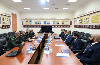 BƏƏ ilə Azərbaycan arasında hərbi əməkdaşlıq məsələsi müzakirə olunub