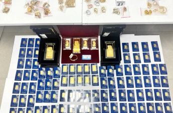 Azərbaycana qanunsuz 11 kiloqrama yaxın qızıl gətirilməsinin qarşısı alınıb