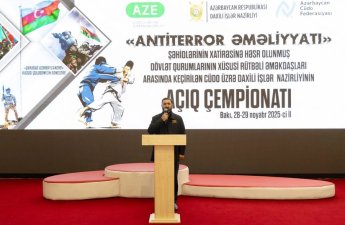 Antiterror şəhidlərinin xatirəsinə həsr olununan DİN-in cüdo üzrə açıq çempionatı keçirilib - FOTO/VİDEO