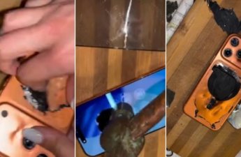 Azərbaycanlı blogerə sevgilisi xəyanət etdi - aldığı iphone 17-ni QIRDI - VİDEO