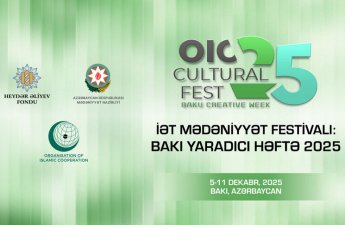 Heydər Əliyev Fondu “İƏT Mədəniyyət Festivalı: Bakı Yaradıcı Həftə”nin tərəfdaşı olub
