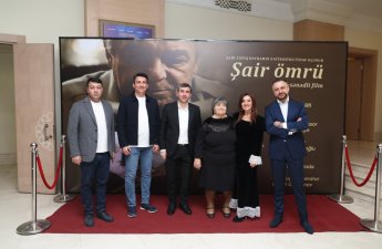 Tofiq Bayrama hərs olunmuş “Şair ömür” bədii-sənədli filminin təqdimatı baş tutub - FOTOLAR