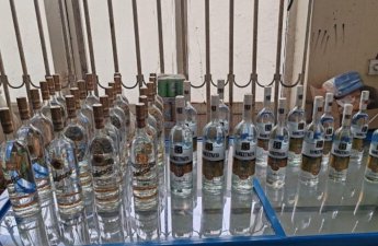 Bu mağazada saxta alkoqollu içkilər aşkarlandı - FOTO