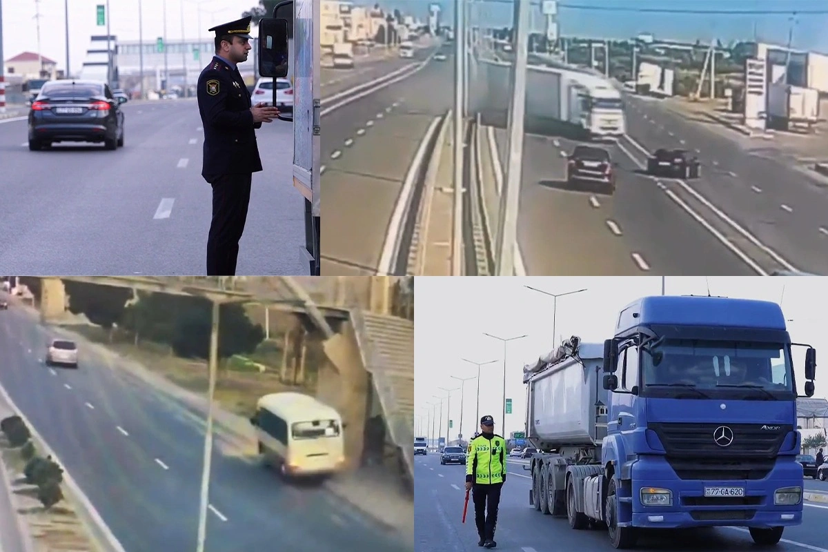 Yuxusuz halda avtomobil idarə edən sürücülərin törətdikləri ağır qəzalar - ANBAAN GÖRÜNTÜLƏR