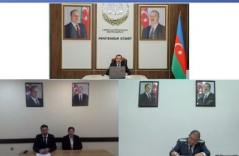 Penitensiar xidmətin rəisi videoqəbullar keçirdi