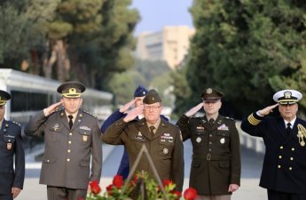 ABŞ-ın briqada generalı Azərbaycana GƏLDİ - FOTO