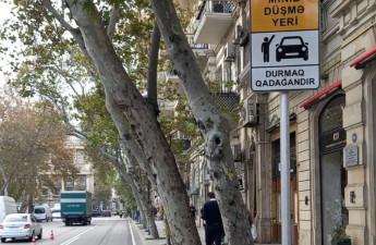 Bakının Zərifə Əliyeva küçəsində minib-düşmə yeri yaradılıb