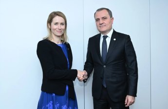 Ceyhun Bayramov Kaya Kallas ilə görüşdü