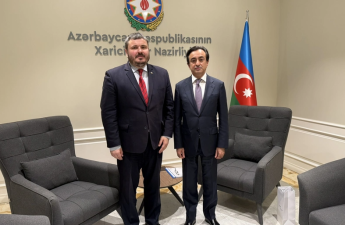 Ukrayna və Azərbaycan diplomatları münasibətlərin dərinləşdirilməsi məsələlərini müzakirə ediblər