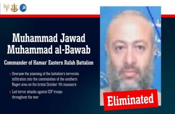 HƏMAS-ın Şərqi Rafah batalyonunun komandiri öldürülüb