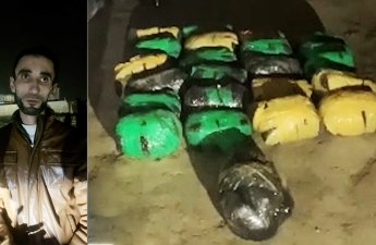 Əvvəllər quldurluq etdiyi üçün məhkum olunmuş şəxs bu dəfə 22 kq narkotiklə saxlanıldı
