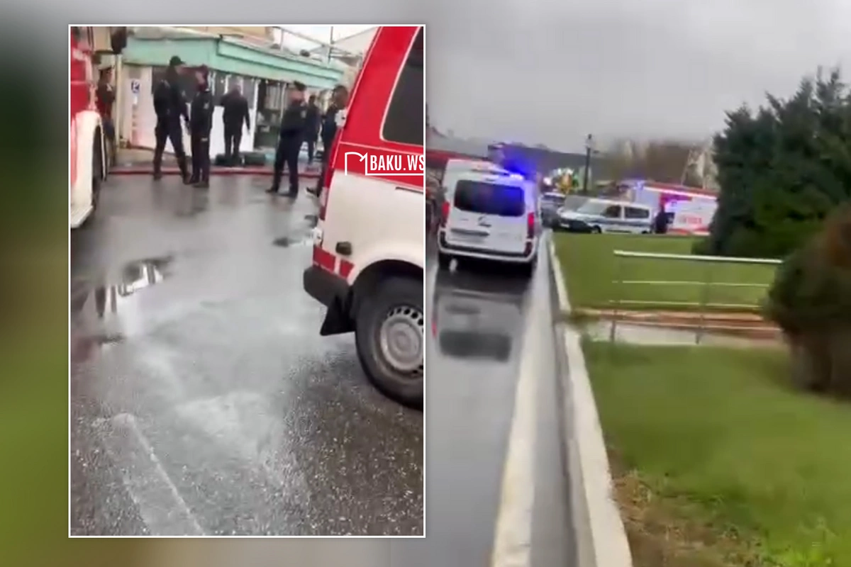 Binəqədidə obyektdə PARTLAYIŞ: Xəsarət alanlar var - VİDEO