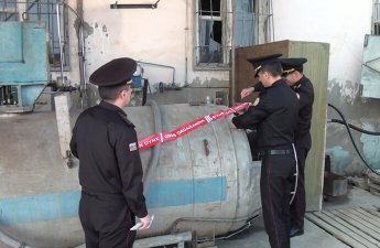 Sumqayıtda oksigen balonlarının doldurulması sexinin fəaliyyəti dayandırıldı - FOTO/VİDEO