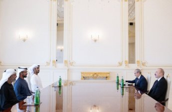 Президент ОАЭ поручил расширить сотрудничество с Азербайджаном во всех сферах