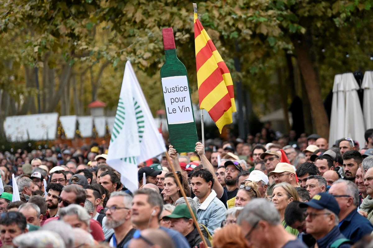 Во Франции забастовки парализовали работу 26 винных домов