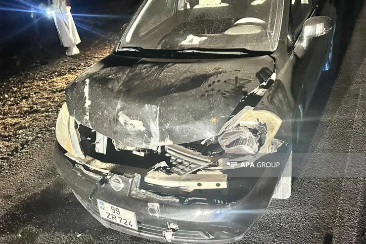 Avtomobillə eşşək arabası toqquşdu - Ağır xəsarət alanlar var