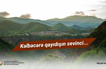 Kəlbəcərə qayıdışın sevinci… - VİDEO