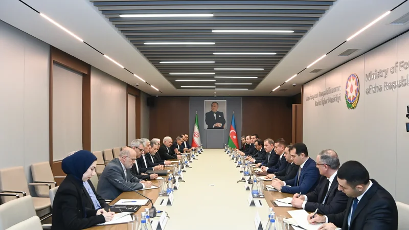 Ceyhun Bayramovun iranlı həmkarı ilə müzakirə etdiyi məsələlər açıqlandı - YENİLƏNİB + FOTO