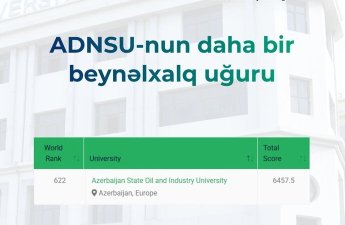 ADNSU “Green Metric 2025” reytinqində ciddi irəliləyiş əldə edib