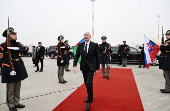 Prezident İlham Əliyevin Slovakiyaya rəsmi səfəri başa çatıb - FOTO