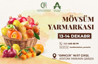 Növbəti “Mövsüm Yarmarkası” təşkil olunacaq