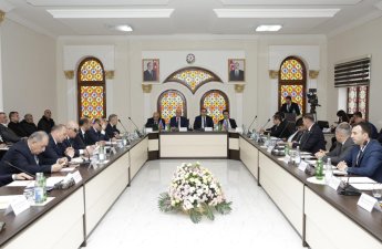 Sudan səmərəli istifadənin təkmil üsullarımın tətbiqi mövsusunda geniş tərkibli iclas keçirildi - Fotolar