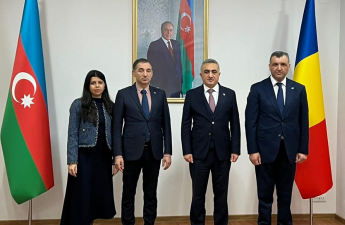 Vəkillər Kollegiyasının nümayəndə heyəti Azərbaycanın Rumıniyadakı səfirliyini ziyarət etdi - FOTO