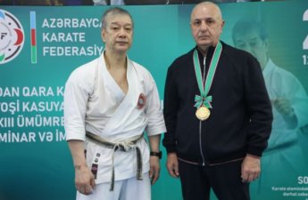 Ülvi Quliyev xüsusi medalla təltif olundu - FOTOLAR