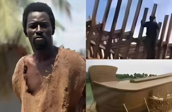 “Nuh” peyğəmbər 8 nəhəng taxta gəmi inşa edir