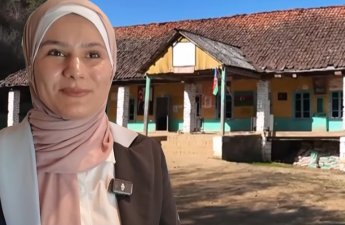 Kəndinə ilk ali təhsilli qadın kimi qayıtdı... - VİDEO