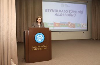 BSU-da Beynəlxalq Türk Dili Ailəsi Gününə həsr olunan tədbir keçirilib