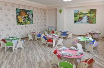 Детсад в селе Махрузлу, строящийся при поддержке Астраханской области, откроется весной 2026 года