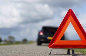 Laçın-Şuşa yolunda yük maşını aşıb