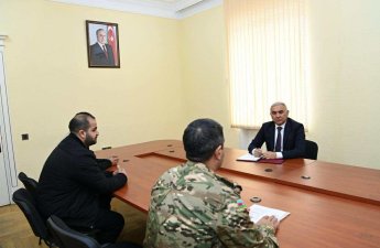 Vüqar Əhmədov Qobustanda vətəndaşlarla görüşdü - FOTO