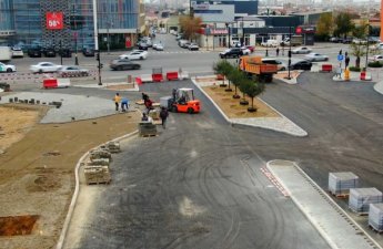 Bu küçədə yenidənqurma işləri tamamlanmaq üzrədir